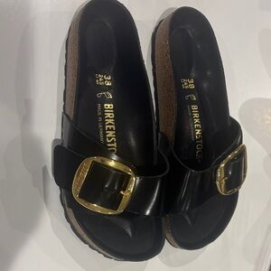 Birkenstock Madrid Big Buckle Black